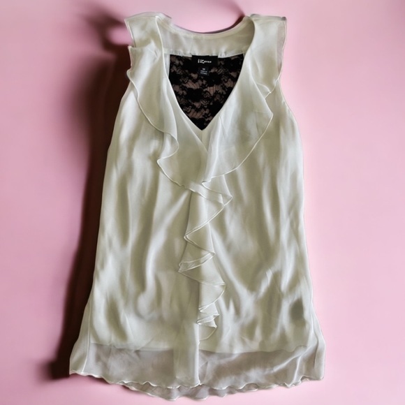 Dressy White Blouse - Picture 1 of 4